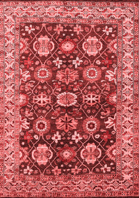 Oriental Red Industrial Rug, urb1155red