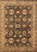 Oriental Brown Industrial Rug, urb1155brn