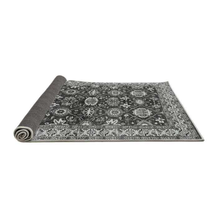 Sideview of Oriental Gray Industrial Rug, urb1155gry