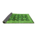 Sideview of Oriental Green Industrial Rug, urb1155grn