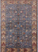 Mid-Century Modern Purple Oriental Rug, urb1156