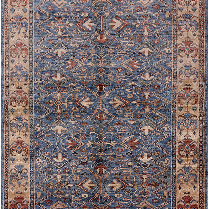 Mid-Century Modern Purple Oriental Rug, urb1156