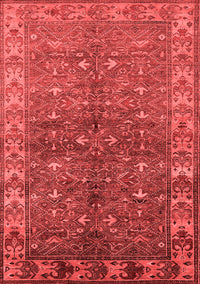 Oriental Red Industrial Rug, urb1156red