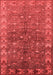 Oriental Red Industrial Area Rugs