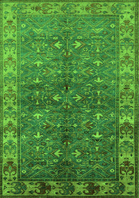 Oriental Green Industrial Rug, urb1156grn