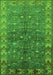 Oriental Green Industrial Rug, urb1156grn