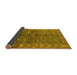 Sideview of Oriental Yellow Industrial Rug, urb1156yw