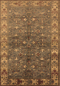 Oriental Brown Industrial Rug, urb1156brn