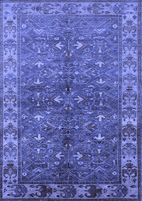 Oriental Blue Industrial Rug, urb1156blu