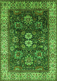 Oriental Green Industrial Rug, urb1157grn