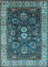 Oriental Light Blue Industrial Rug, urb1157lblu