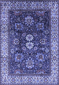 Oriental Blue Industrial Rug, urb1157blu