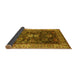 Sideview of Oriental Yellow Industrial Rug, urb1157yw