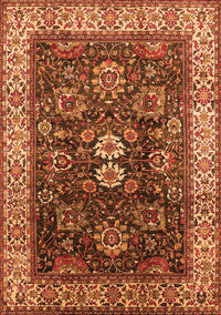 Oriental Orange Industrial Rug, urb1157org