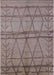 Mid-Century Modern Puce Purple Oriental Rug, urb1158