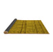 Sideview of Oriental Yellow Industrial Rug, urb1158yw