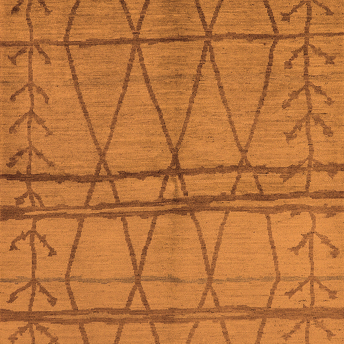 Oriental Orange Industrial Rug, urb1158org