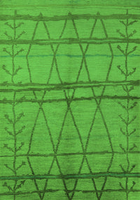 Oriental Green Industrial Rug, urb1158grn