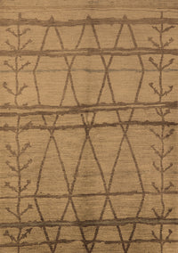 Oriental Brown Industrial Rug, urb1158brn