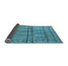 Sideview of Oriental Light Blue Industrial Rug, urb1158lblu