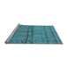 Sideview of Machine Washable Oriental Light Blue Industrial Rug, wshurb1158lblu