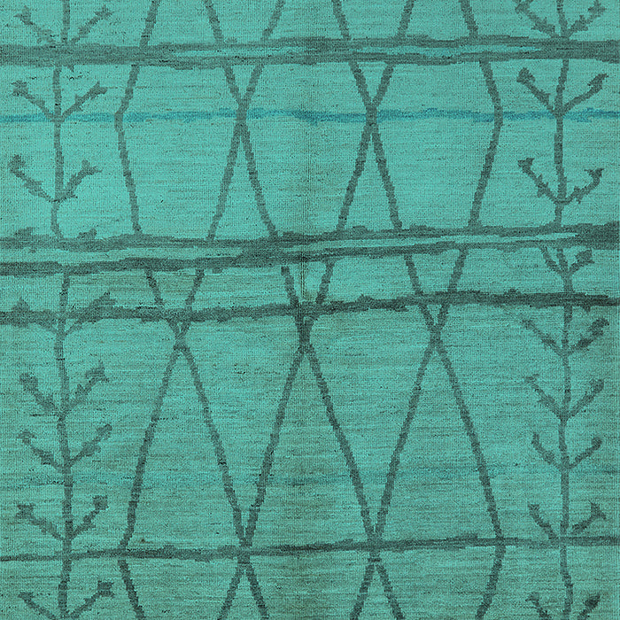 Oriental Turquoise Industrial Rug, urb1158turq