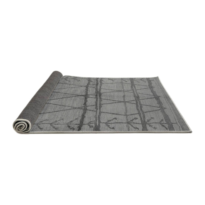 Sideview of Oriental Gray Industrial Rug, urb1158gry