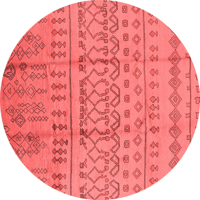 Machine Washable Oriental Red Industrial Rug, wshurb1159red