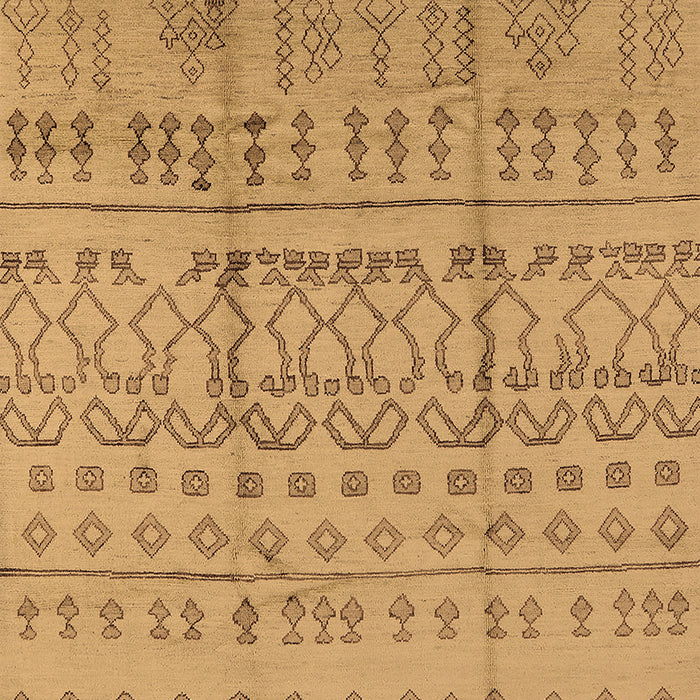 Oriental Brown Industrial Rug, urb1159brn