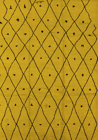 Solid Yellow Modern Rug, urb1160yw