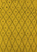 Solid Yellow Modern Rug, urb1160yw