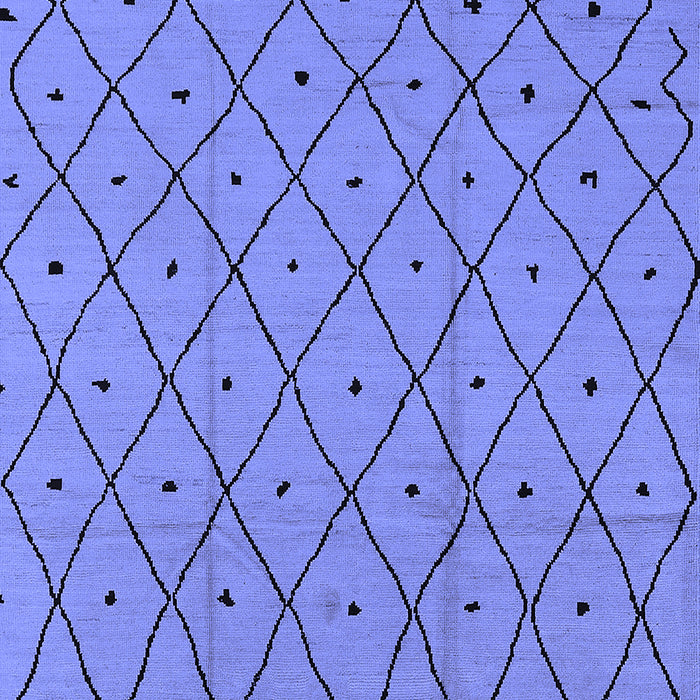 Solid Blue Modern Rug, urb1160blu