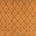 Square Machine Washable Solid Orange Modern Area Rugs, wshurb1160org