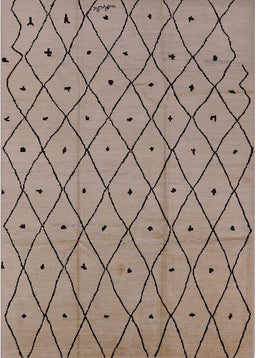 Mid-Century Modern Dark Almond Brown Solid Rug, urb1160