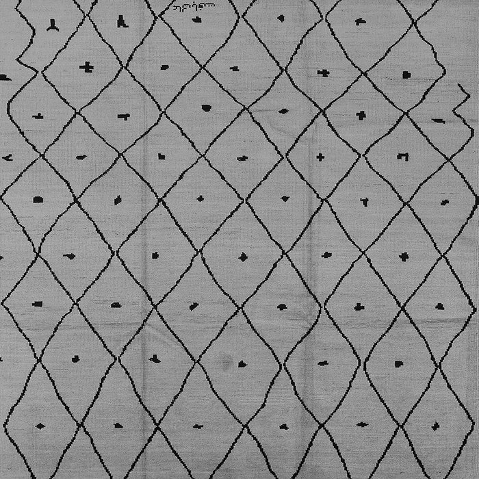 Square Solid Gray Modern Rug, urb1160gry