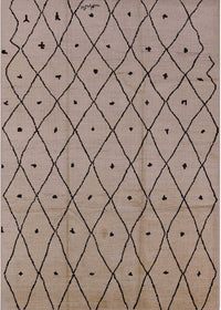 Machine Washable Industrial Modern Dark Almond Brown Rug, wshurb1160