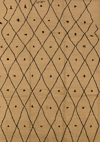 Solid Brown Modern Rug, urb1160brn