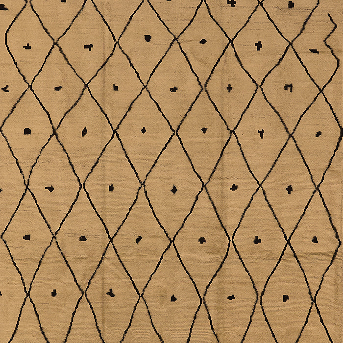 Solid Brown Modern Rug, urb1160brn