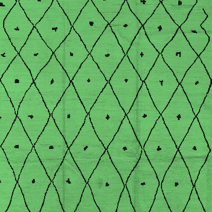 Solid Emerald Green Modern Rug, urb1160emgrn