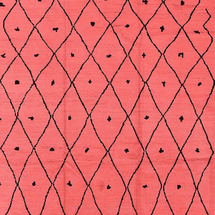 Solid Red Modern Area Rugs