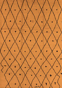 Solid Orange Modern Rug, urb1160org