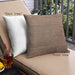 Front View of Mid-Century Modern Urban Square Orange Brown Throw Pillow, 18 inch by 18 inch, pwurb1161