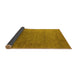 Sideview of Oriental Yellow Industrial Rug, urb1161yw