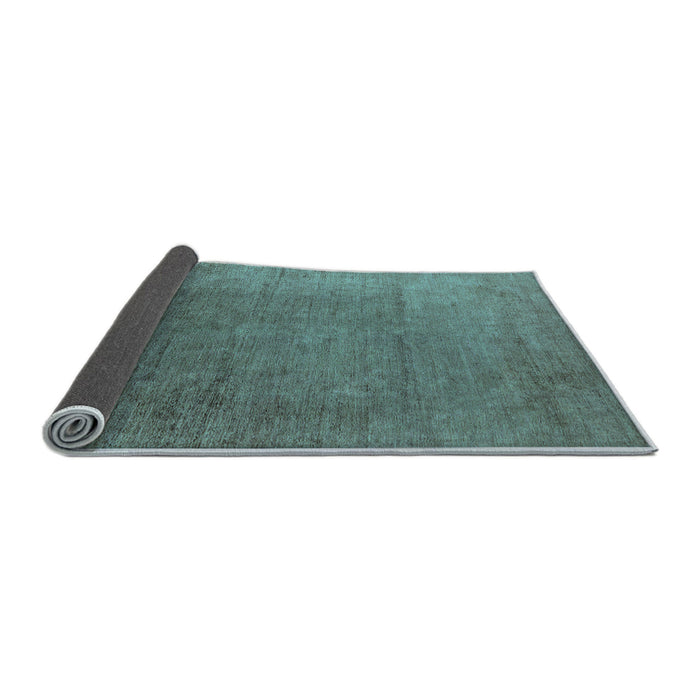 Sideview of Oriental Light Blue Industrial Rug, urb1161lblu