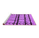 Sideview of Machine Washable Solid Purple Modern Area Rugs, wshurb1162pur