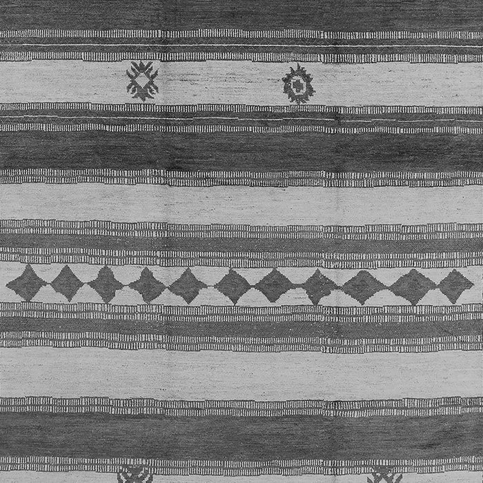 Machine Washable Southwestern Gray Country Rug, wshurb1163gry