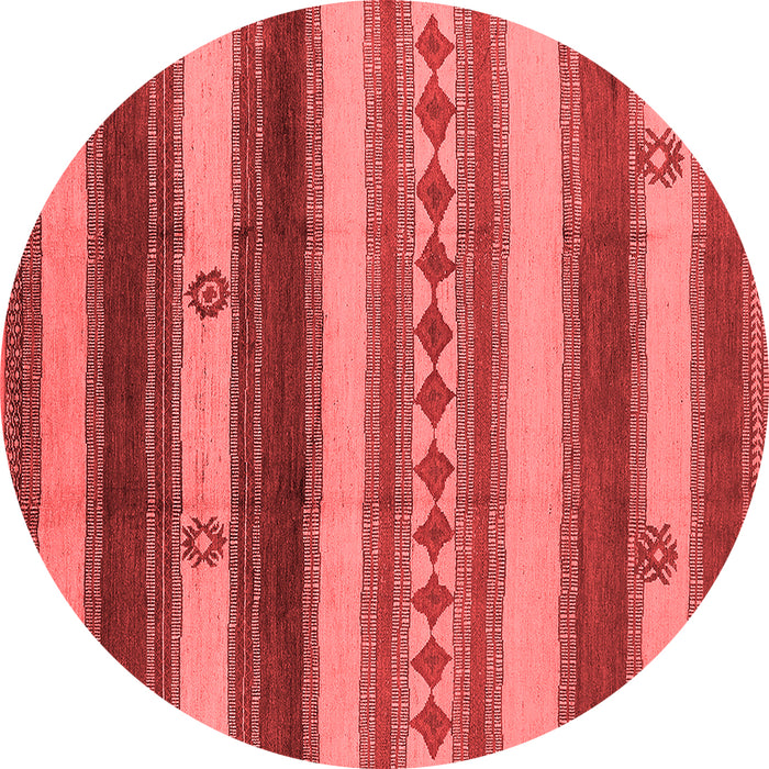 Machine Washable Southwestern Red Country Rug, wshurb1163red