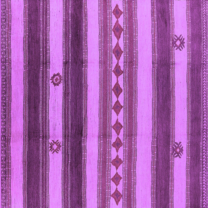 Square Machine Washable Southwestern Purple Country Area Rugs, wshurb1163pur