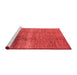 Modern Red Washable Rugs