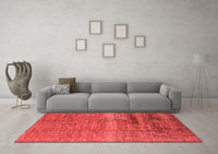 Machine Washable Solid Red Modern Rug, wshurb1164red